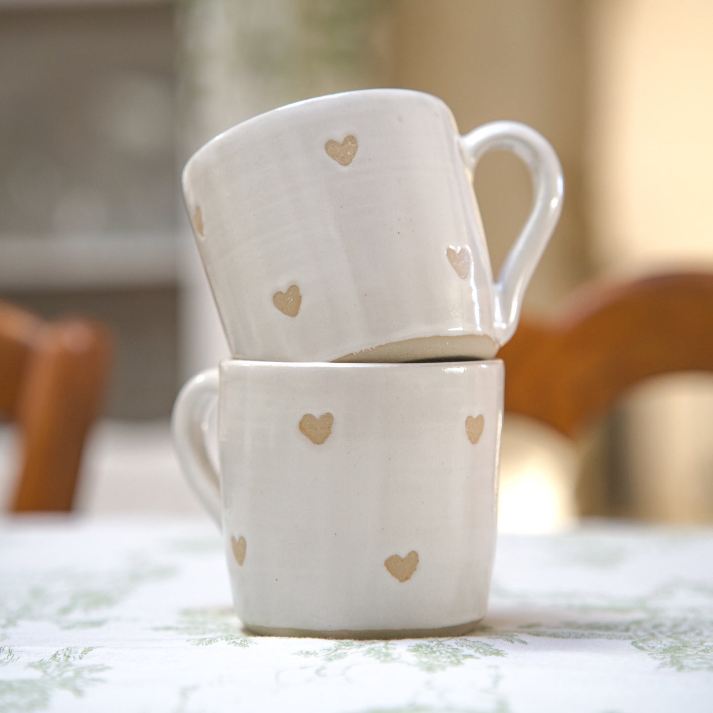 Tasse Coeurs blancs