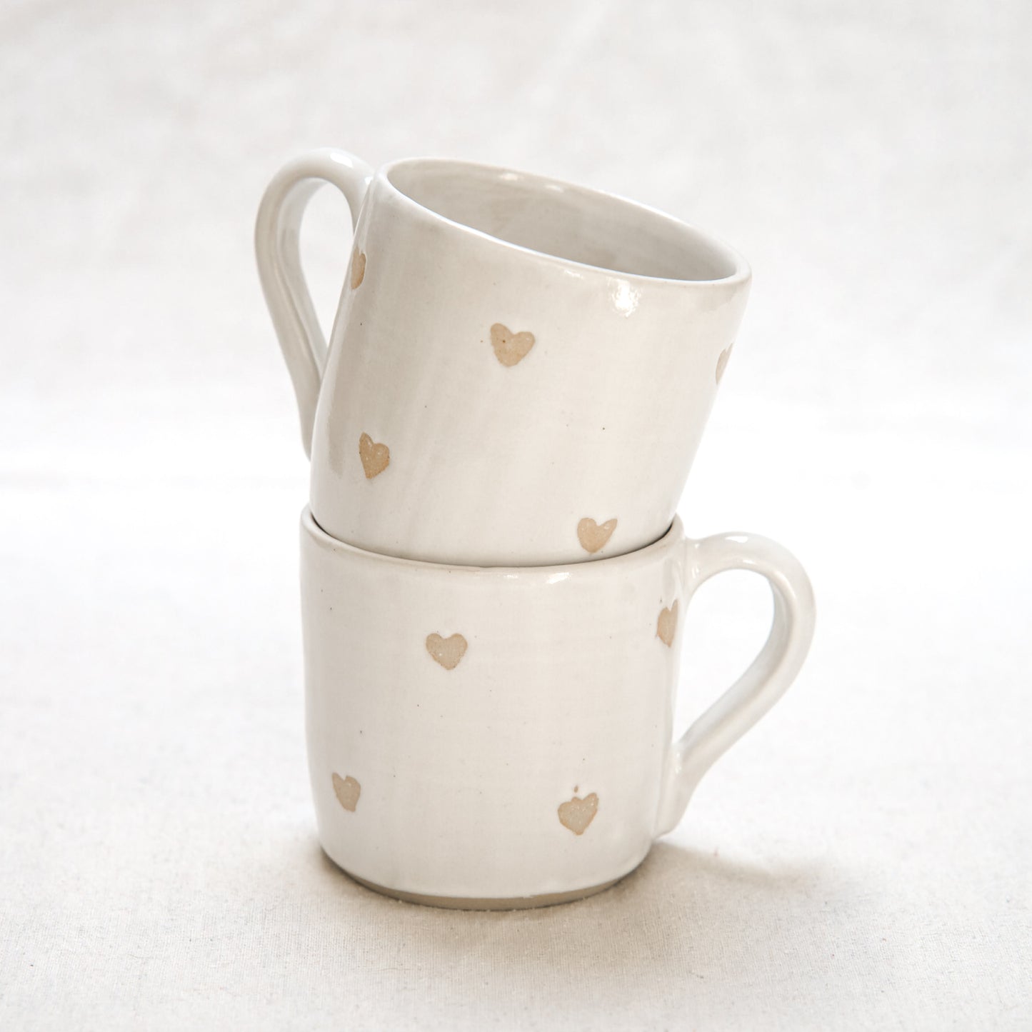 Tasse Coeurs blancs