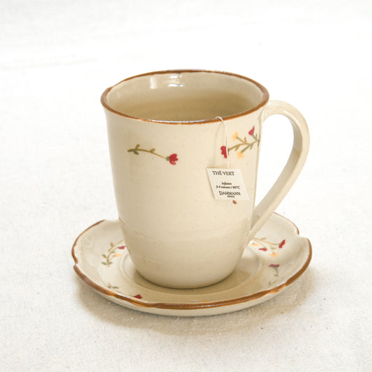 Tasse fleurie - grande