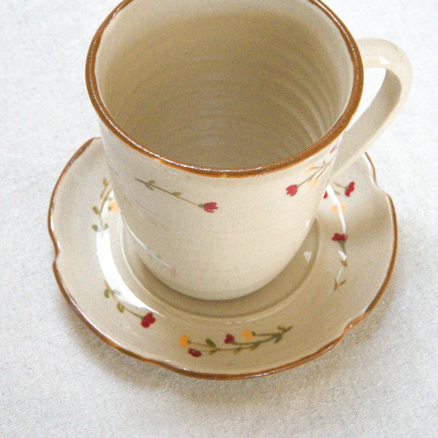 Tasse fleurie - grande