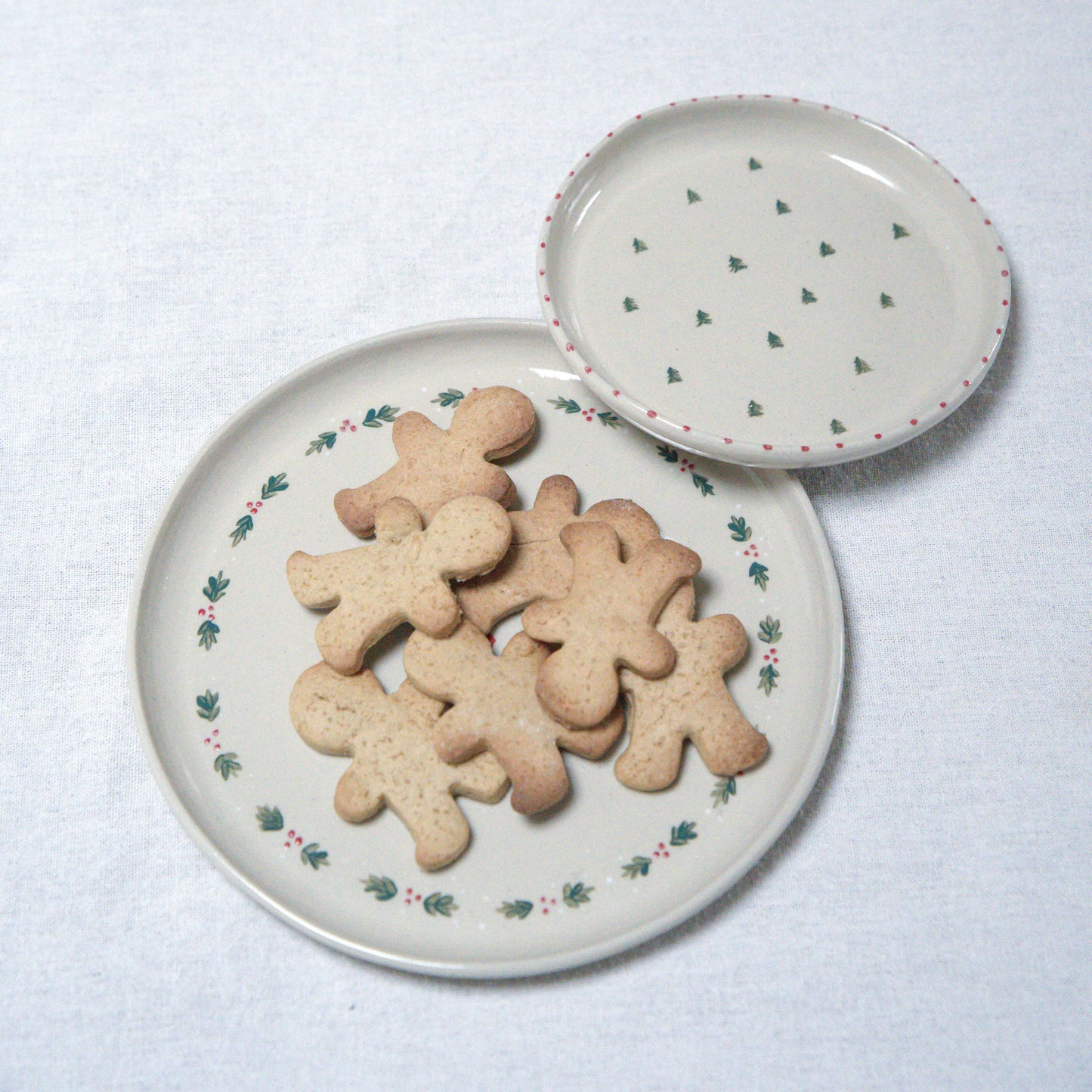 Petite assiette - Sapins