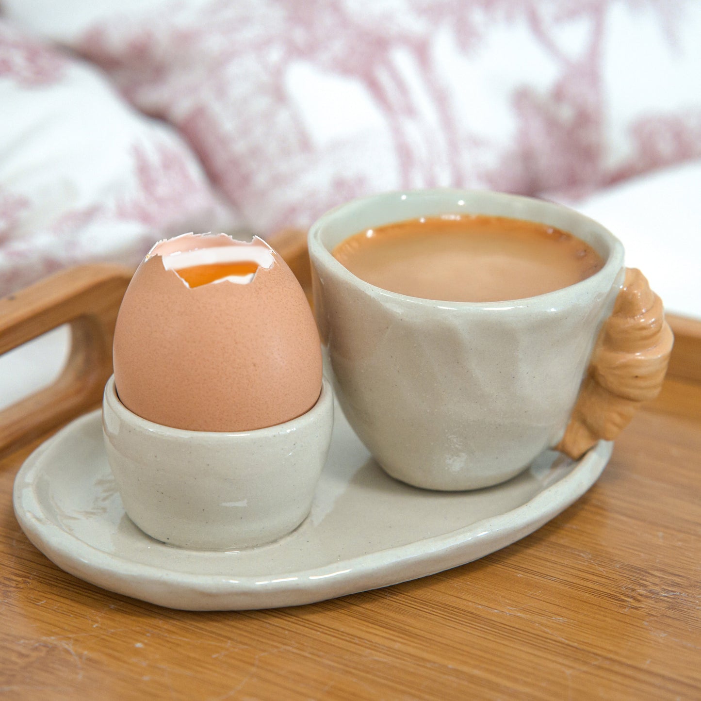 Tasse espresso - Gros croissant