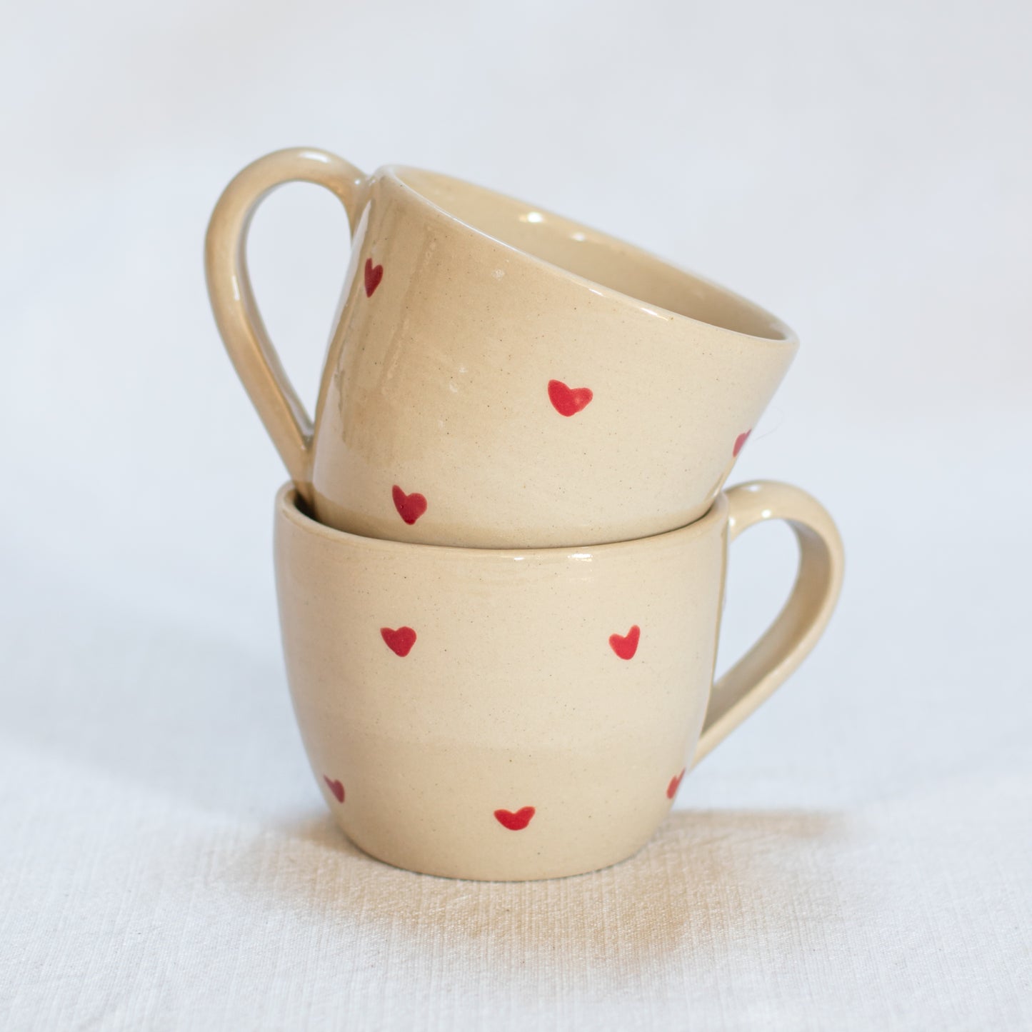 Tasse Coeurs rouges