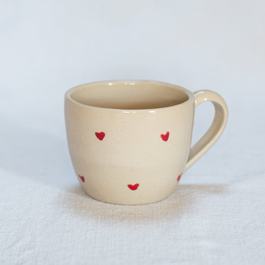 Tasse Coeurs rouges