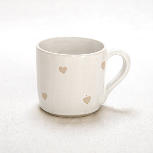 Tasse Coeurs blancs