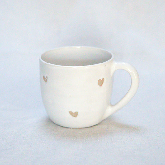 Tasse Coeurs blancs