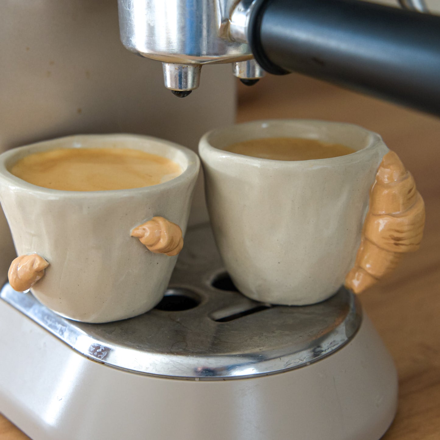 Tasse espresso - Petits croissants