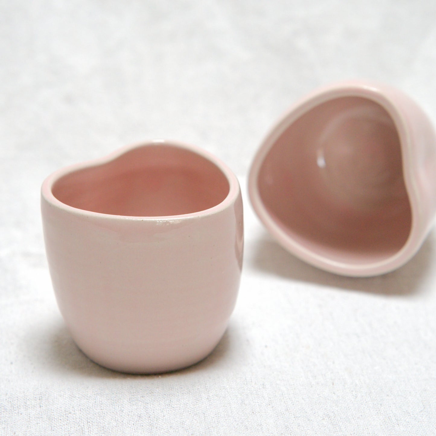 Mug coeur - Rose clair