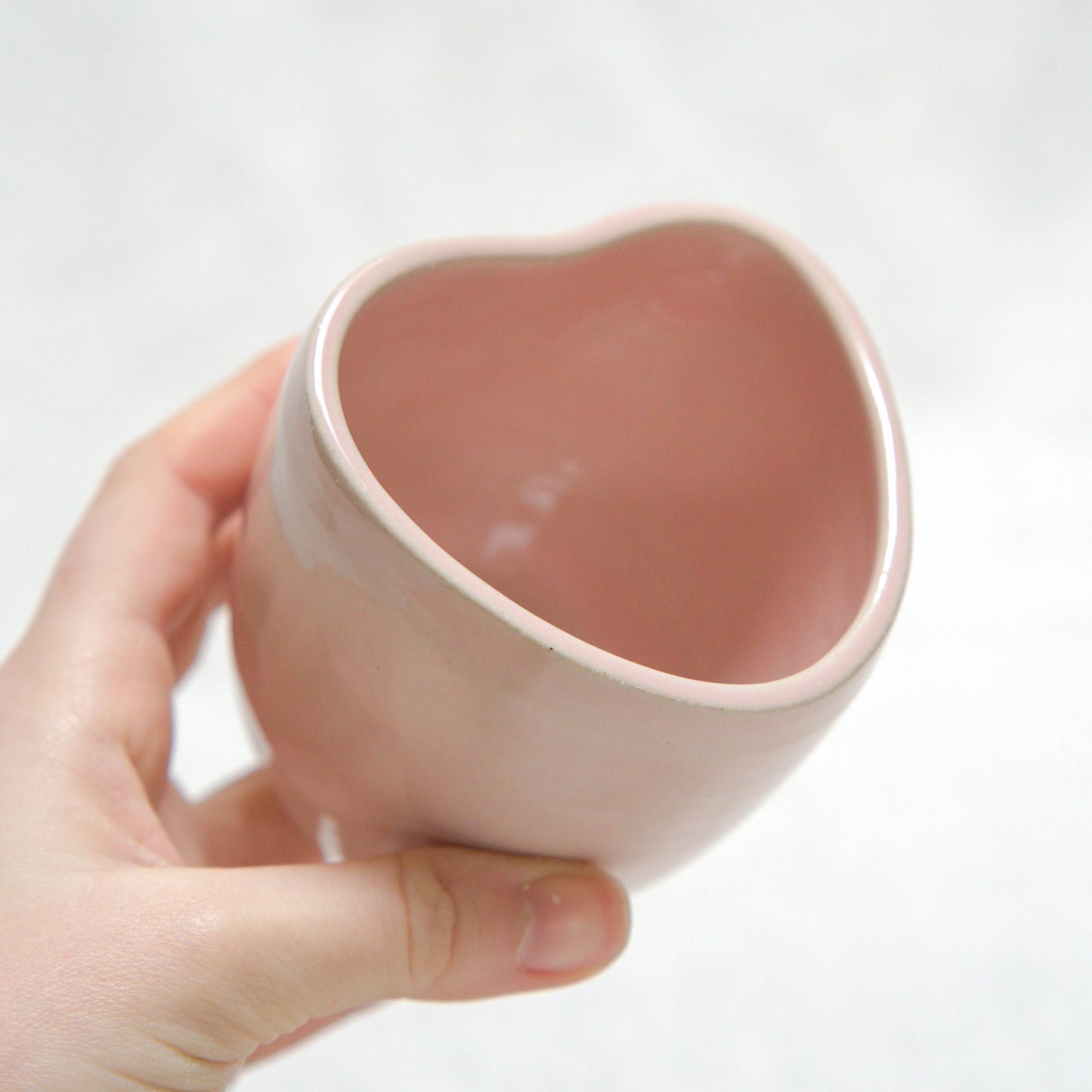 Mug coeur - Rose clair