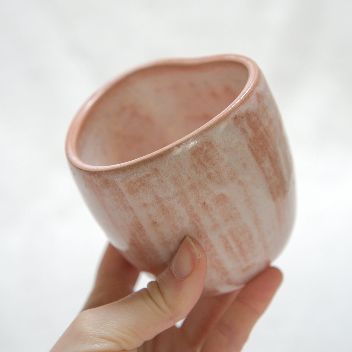Mug coeur - Rose foncé