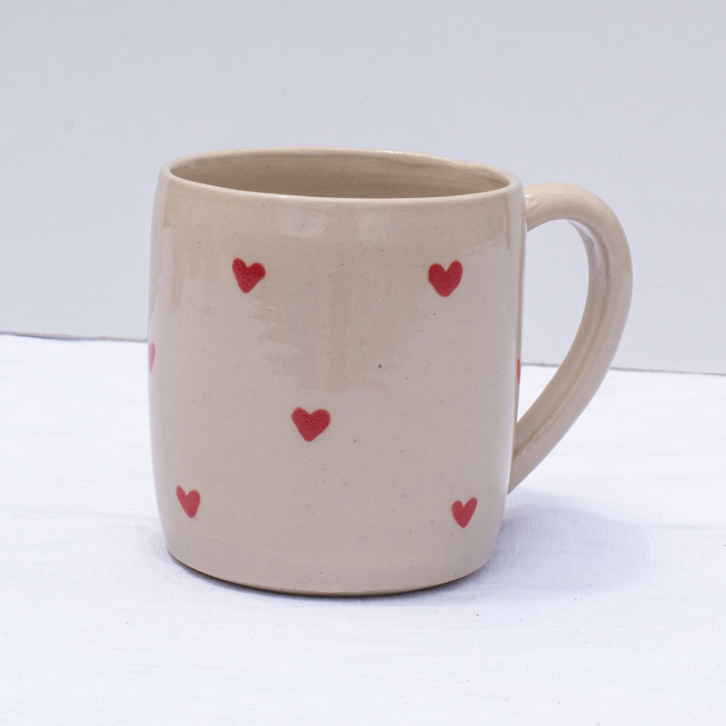 Tasse Coeurs rouge - Grande