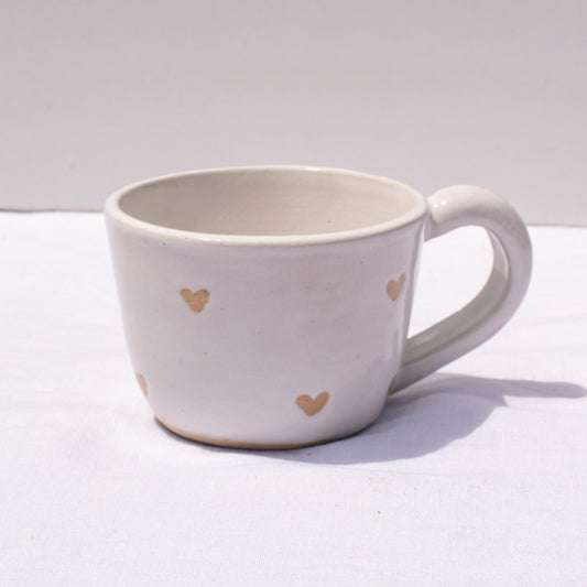 Tasse Coeurs blancs - Petite