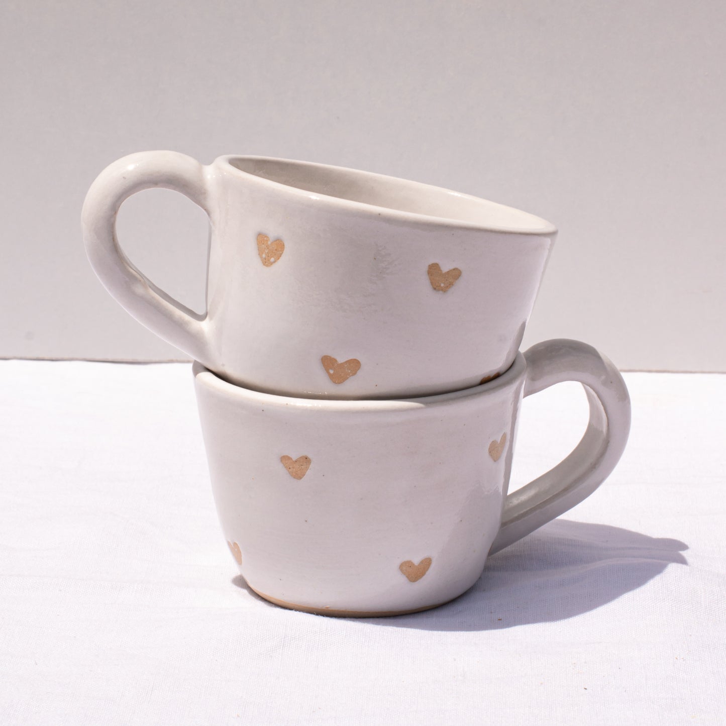 Tasse Coeurs blancs - Petite