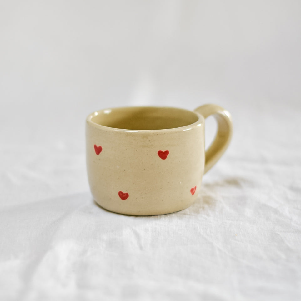 Tasse Coeurs rouges - Petite