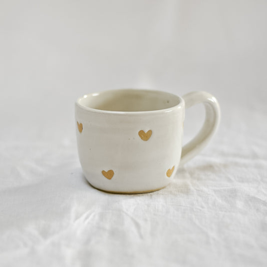 Tasse Coeurs blancs - Petite