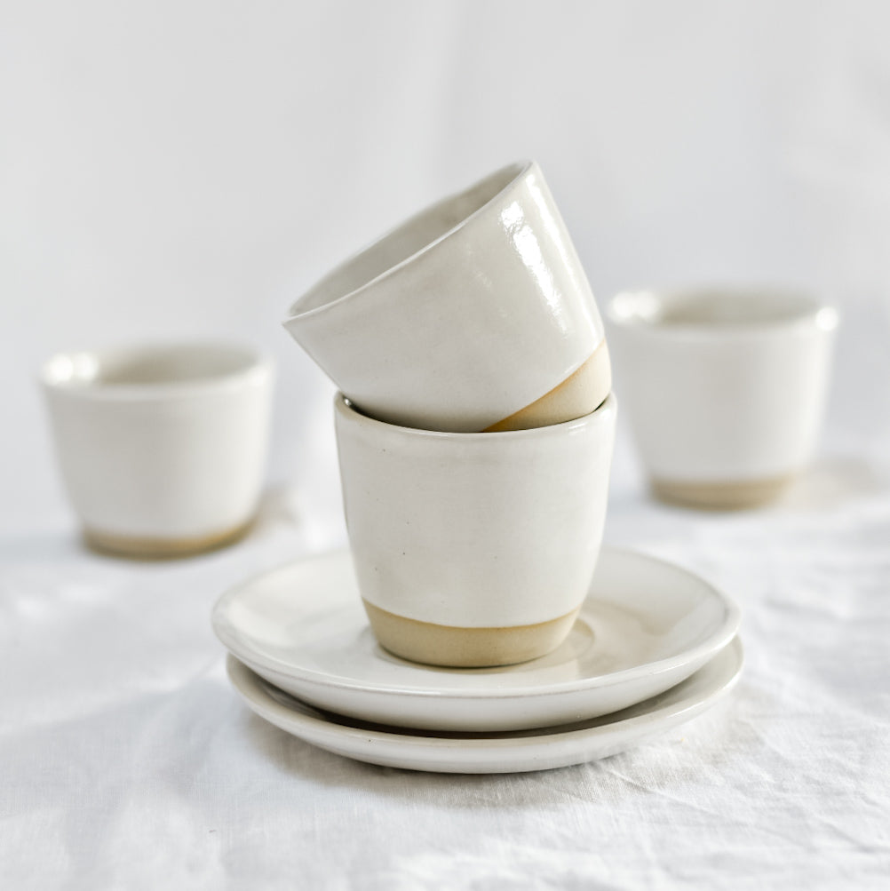 Tasses à espresso bi-matière