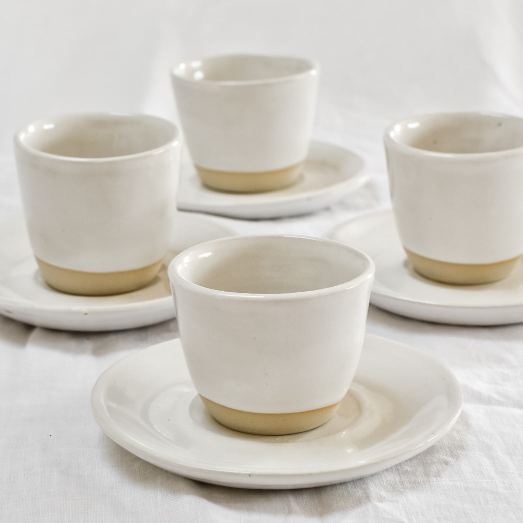 Tasses à espresso bi-matière