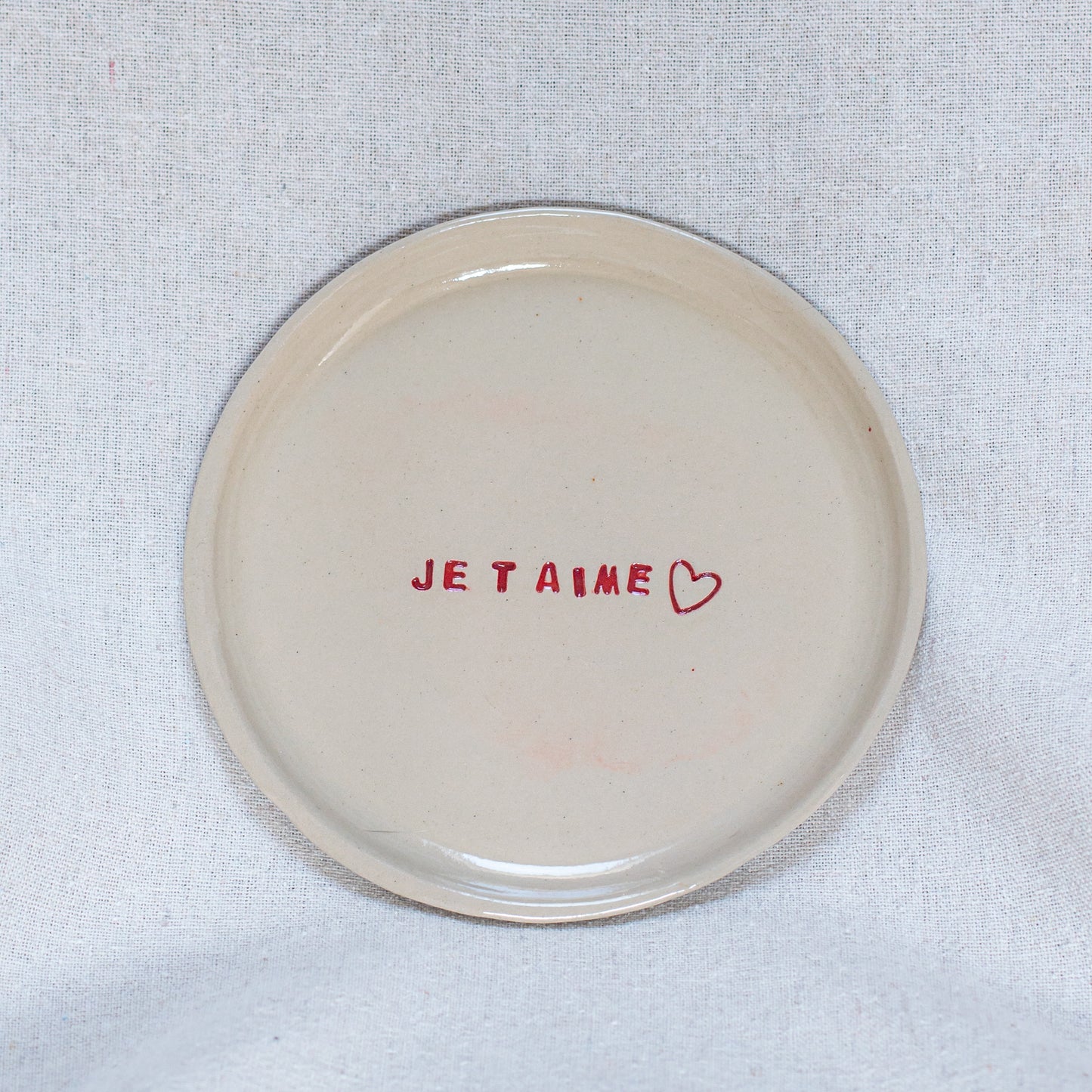 Petite assiette - "Je t'aime"