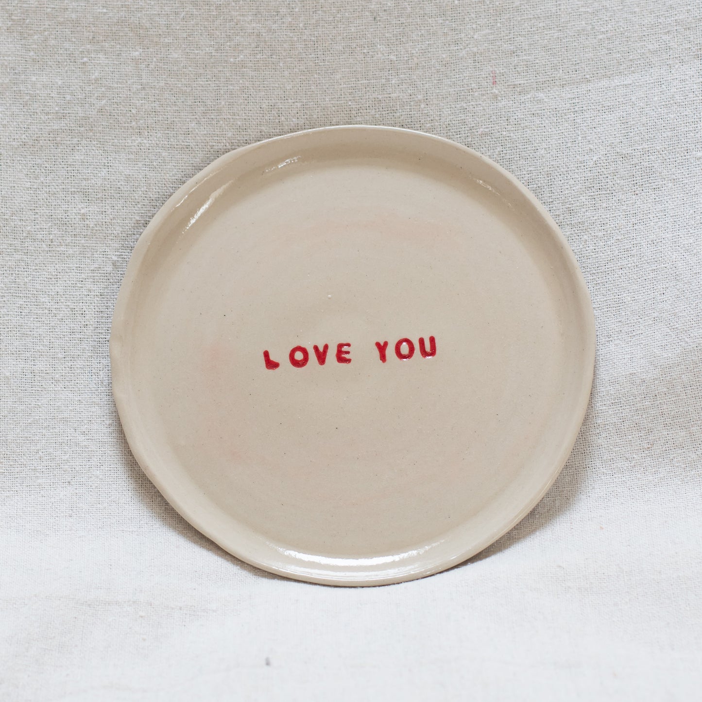 Petite assiette - "Love you"