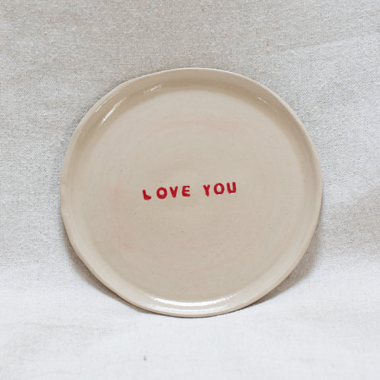 Petite assiette - "Love you"