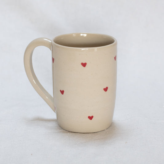 Tasse Coeurs rouge - Grande