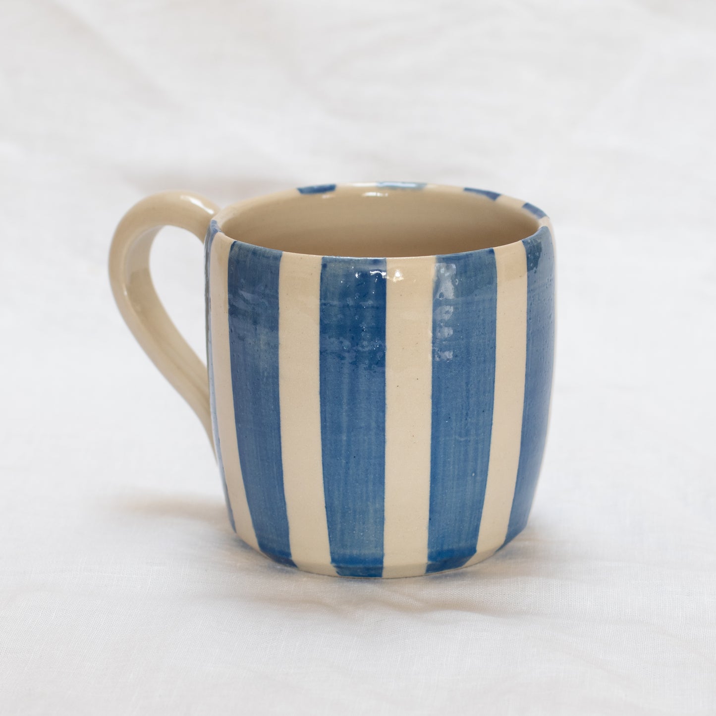 Tasse rayée - Bleue