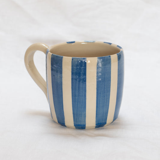 Tasse rayée - Bleue