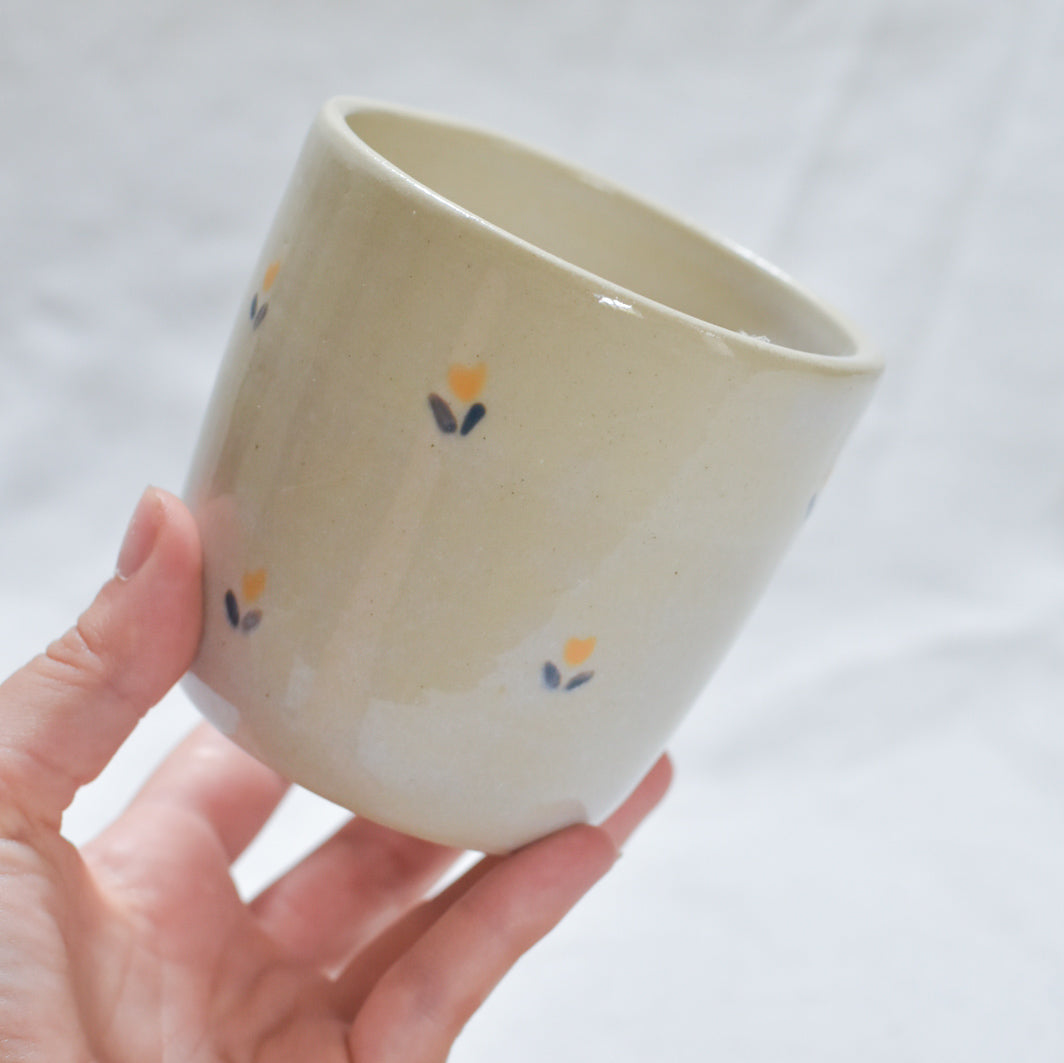 Mug - fleurs jaunes